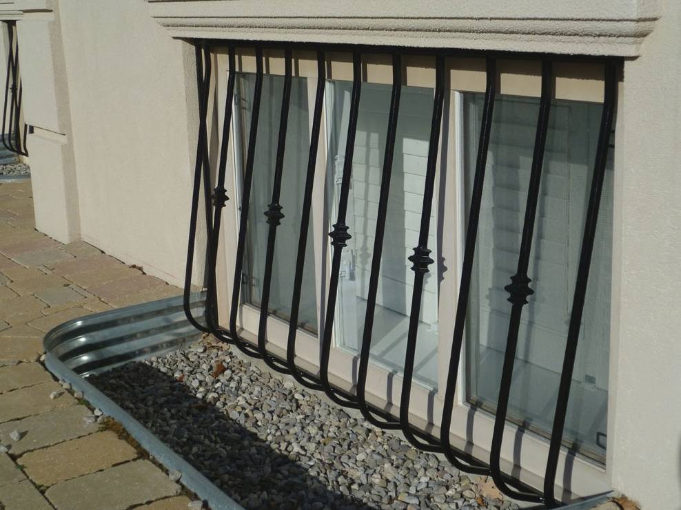 Metalex window guard external basement image